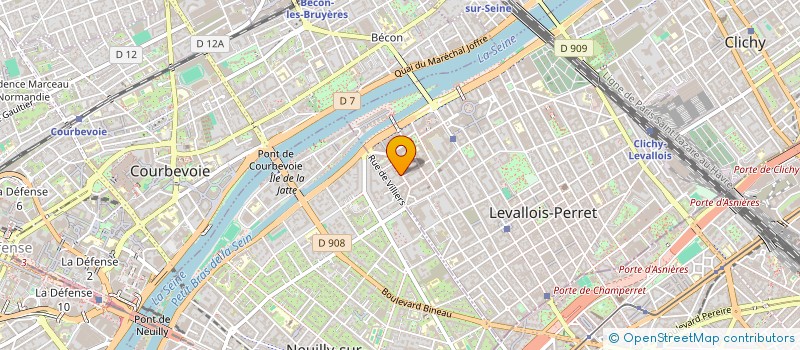 localisation de l'entreprise CUSSON PATRIMOINE à LEVALLOIS-PERRET