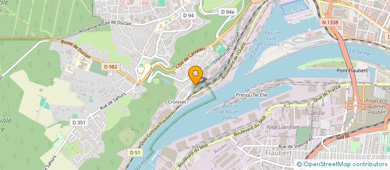 localisation de l'entreprise CUST-ONE à ROUEN