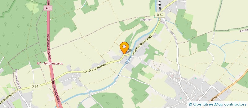 localisation de l'entreprise CUSTO TP à PERTHES