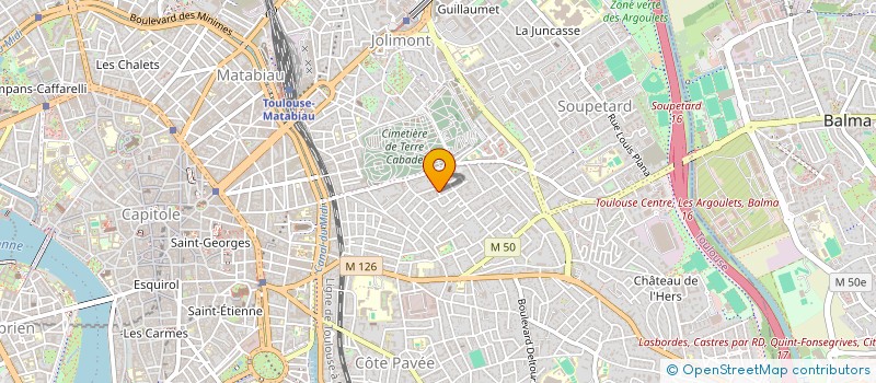 localisation de l'entreprise CUSTOM à TOULOUSE