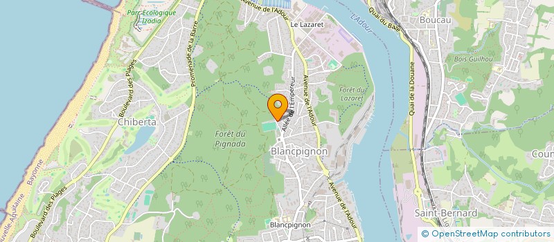 localisation de l'entreprise CUSTOM BIKE  ANGLET