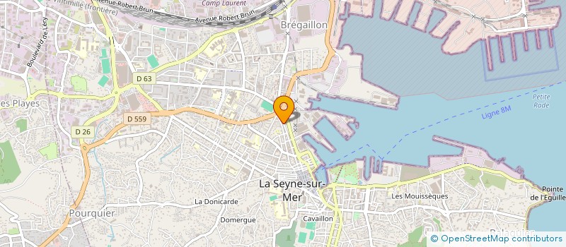 localisation de l'entreprise CUSTOM BOOGIE à LA SEYNE-SUR-MER
