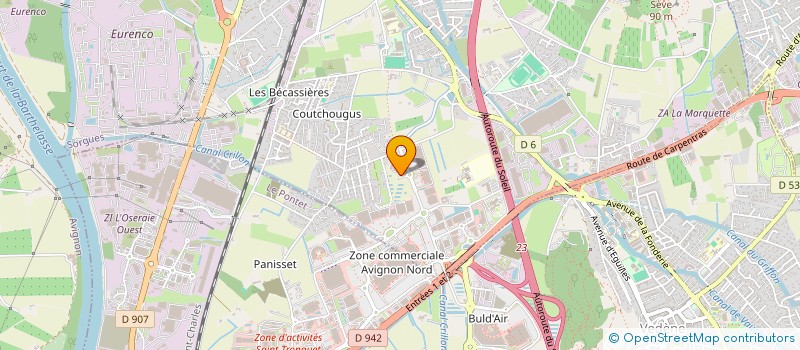 localisation de l'entreprise CUSTOM BOX  SORGUES