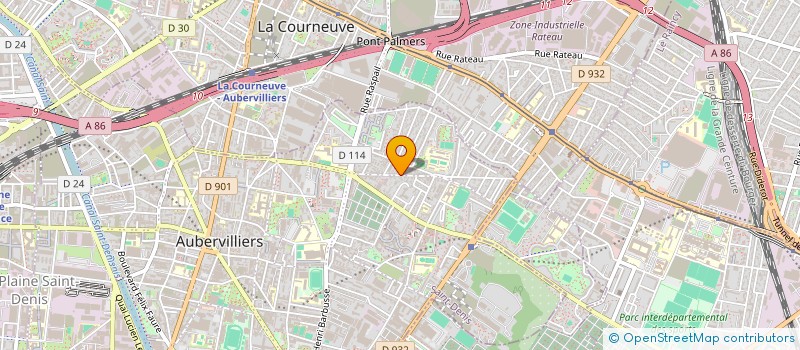 localisation de l'entreprise CUSTOM CARS 93 à AUBERVILLIERS