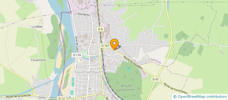 localisation de l'entreprise CUSTOM CLUB NIVERNAIS (C.C.N) à FOURCHAMBAULT