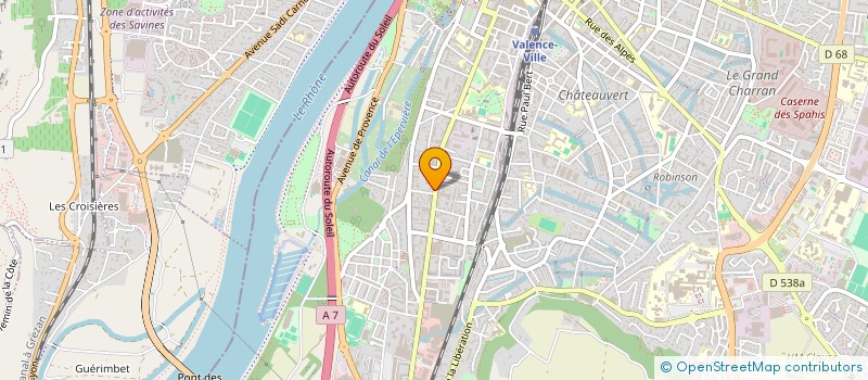 localisation de l'entreprise CUSTOM'INVEST  BOURG-LES-VALENCE