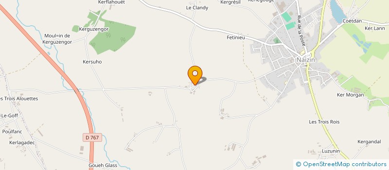 localisation de l'entreprise CUSTOM MAKER CLUB  EVELLYS