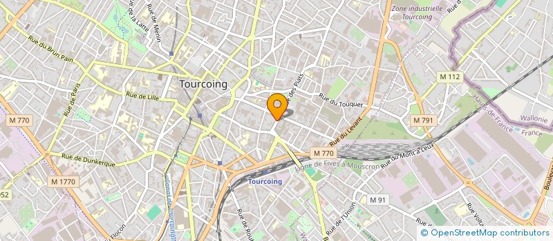 localisation de l'entreprise CUSTOMER LOYALTY CONSULTING  TOURCOING