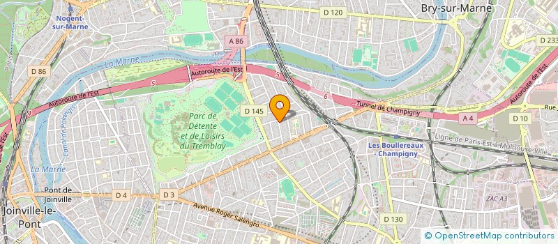 localisation de l'entreprise CUSTOMIND  CHAMPIGNY-SUR-MARNE