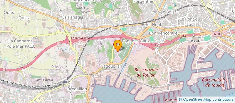 localisation de l'entreprise CUSTOMWRAP CONCEPT  TOULON