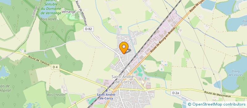 localisation de l'entreprise CUSTOWN  SAINT-ANDRE-DE-CORCY