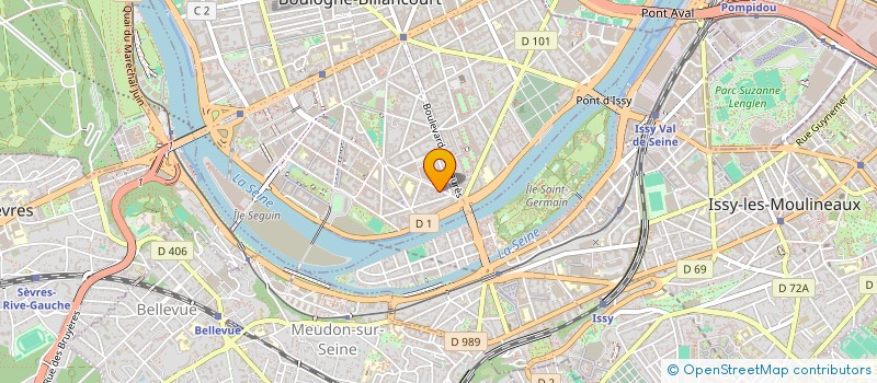 localisation de l'entreprise CUSUAKA à BOULOGNE-BILLANCOURT