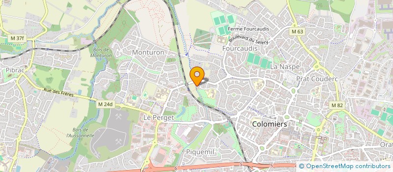 localisation de l'entreprise CUT 4 FITNESS NUTRITION ET DIETETIQUE à COLOMIERS