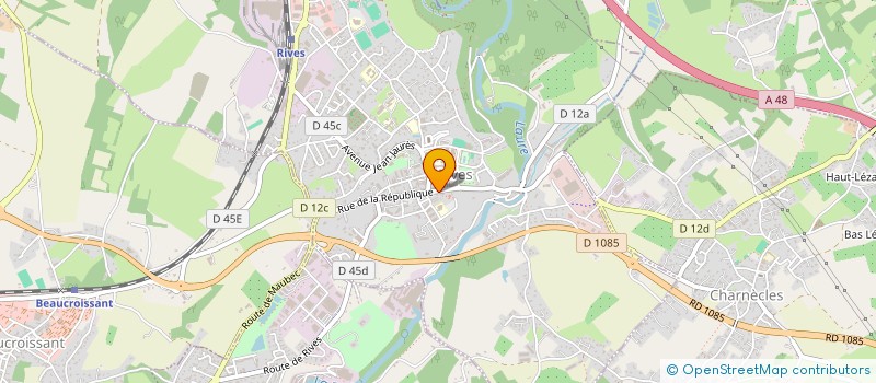 localisation de l'entreprise CUT CONSULTING à RIVES
