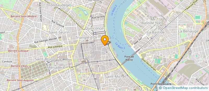 localisation de l'entreprise CUT HAIR PRODUCTIONS  BORDEAUX