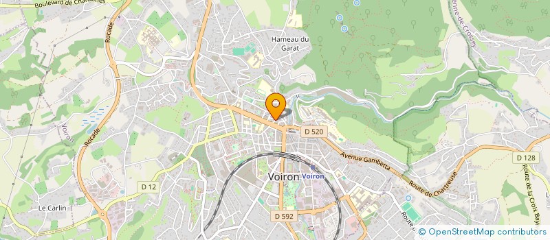 localisation de l'entreprise CUT HOUSE  VOIRON