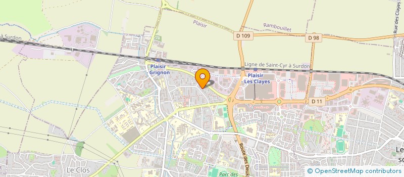 localisation de l'entreprise CUT PROD à PLAISIR