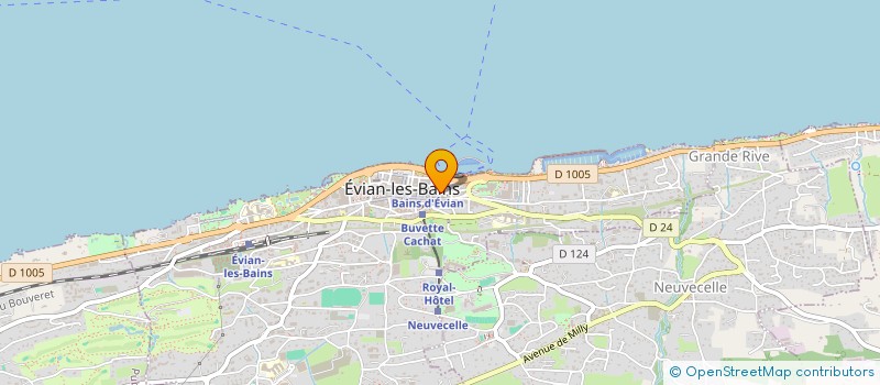 localisation de l'entreprise CUTAJAR - FALZON  EVIAN-LES-BAINS