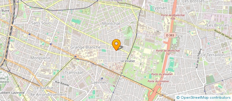 localisation de l'entreprise CUTE JAM  LYON