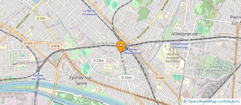 localisation de l'entreprise CUTE & TOP  EPINAY-SUR-SEINE
