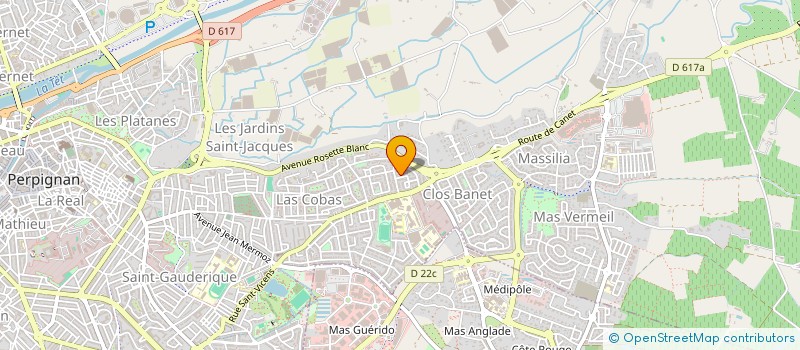 localisation de l'entreprise CUTIESCYTHE  PERPIGNAN