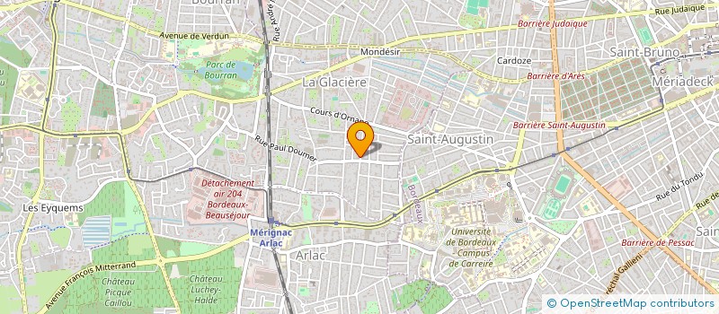 localisation de l'entreprise CUTILLAS FINANCE  MERIGNAC