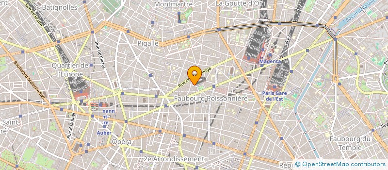 localisation de l'entreprise CUTLAB à PARIS