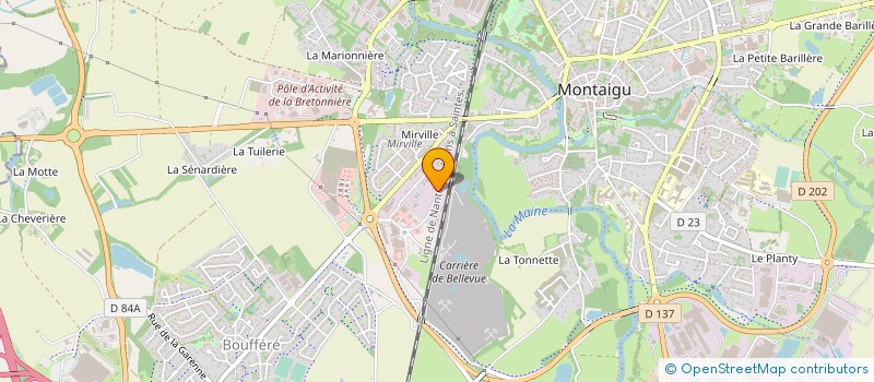 localisation de l'entreprise CUTLITE PENTA FRANCE à MONTAIGU-VENDEE