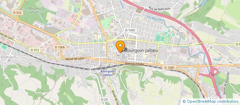 localisation de l'entreprise CUTME à BOURGOIN-JALLIEU