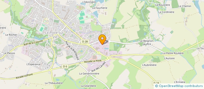 localisation de l'entreprise CUTOUTME  LE POIRE-SUR-VIE