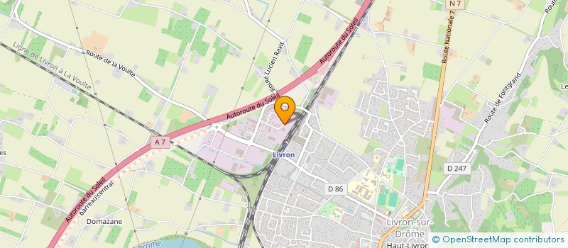 localisation de l'entreprise CUTTAT & CASANOVA  LIVRON-SUR-DROME
