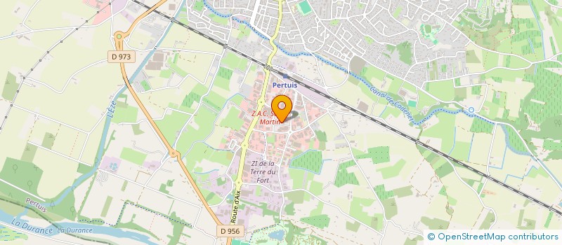 localisation de l'entreprise CUTTER PERTUIS  PERTUIS