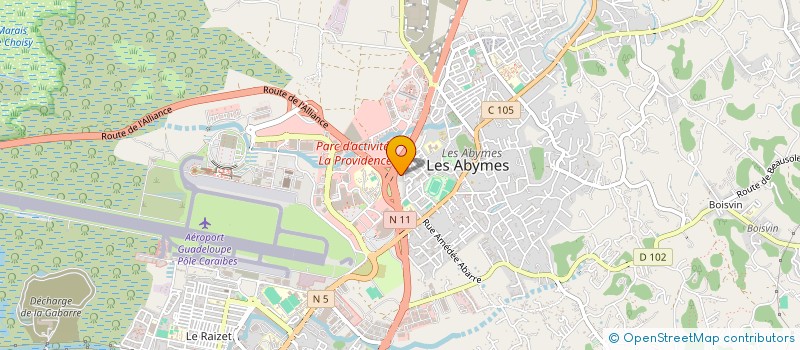 localisation de l'entreprise CUTTING CLUB 3 à LES ABYMES