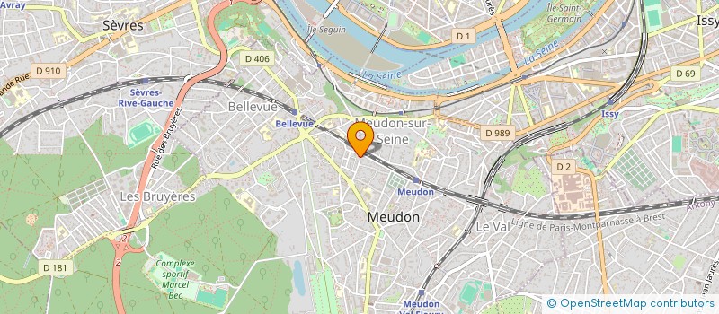 localisation de l'entreprise CUTTING SYSTEM à MEUDON