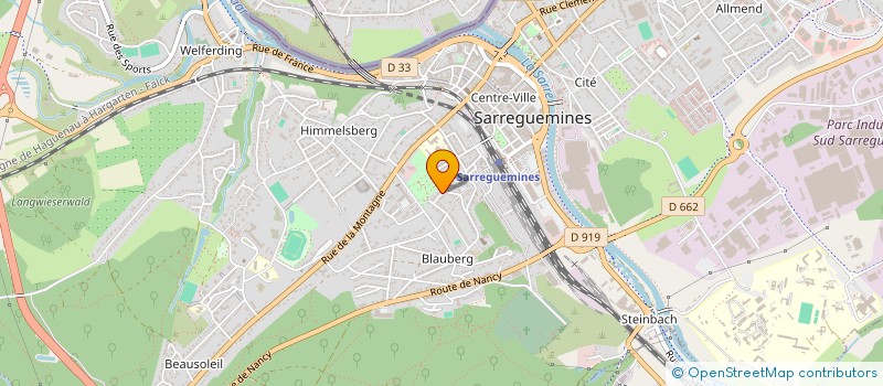 localisation de l'entreprise CUVE-CONCEPT CWE-CONCEPT  SARREGUEMINES