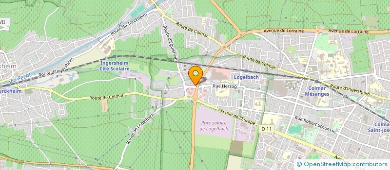 localisation de l'entreprise CUVE DECOUPE PRO à WETTOLSHEIM