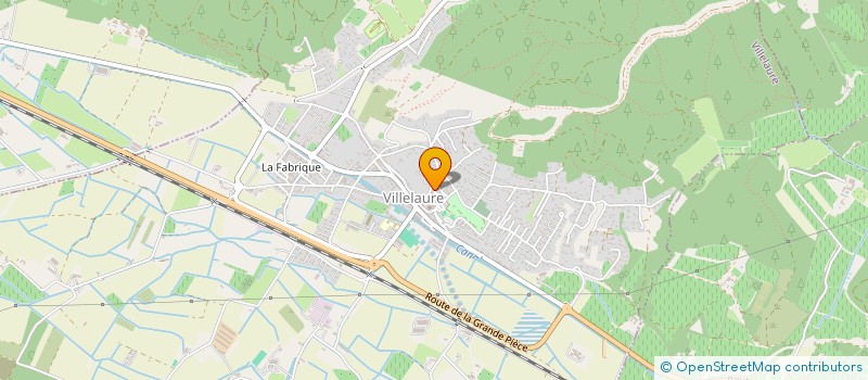 localisation de l'entreprise CUVE VERTE  VILLELAURE