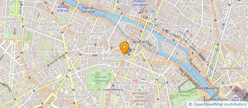 localisation de l'entreprise CUVEE NOIRE ST-MICHEL  PARIS