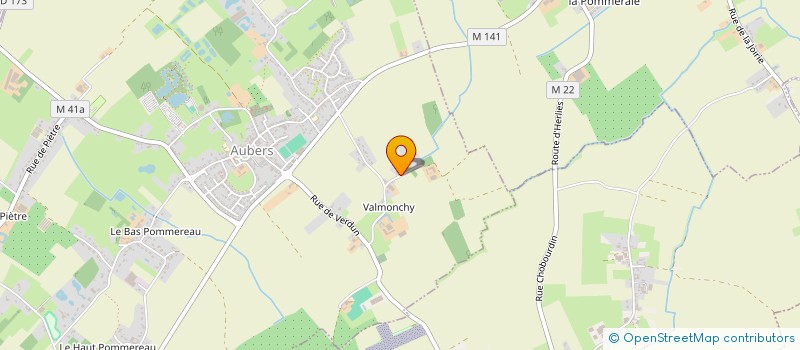 localisation de l'entreprise CUVELIER à AUBERS