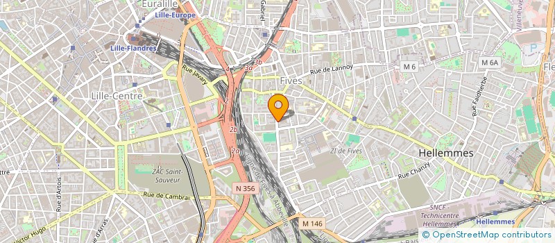 localisation de l'entreprise CUVELIER-LESCURE à LILLE