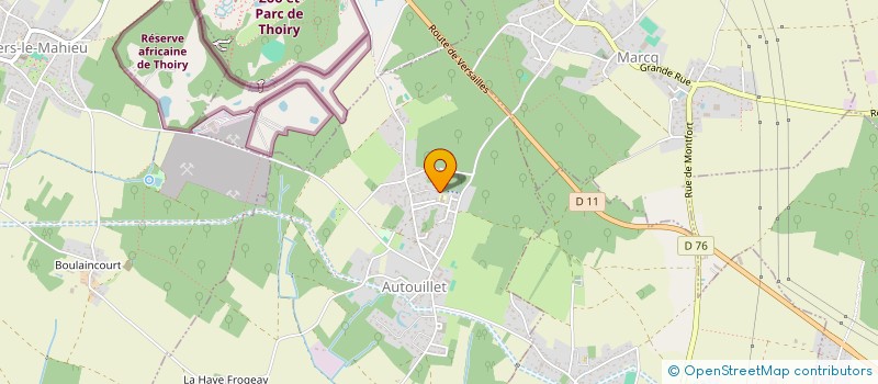 localisation de l'entreprise CUVELIER-THOMAS  AUTOUILLET