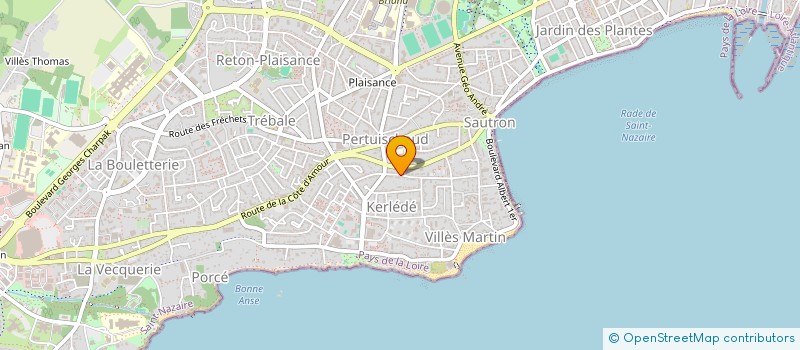 localisation de l'entreprise CUVIER  SAINT-NAZAIRE