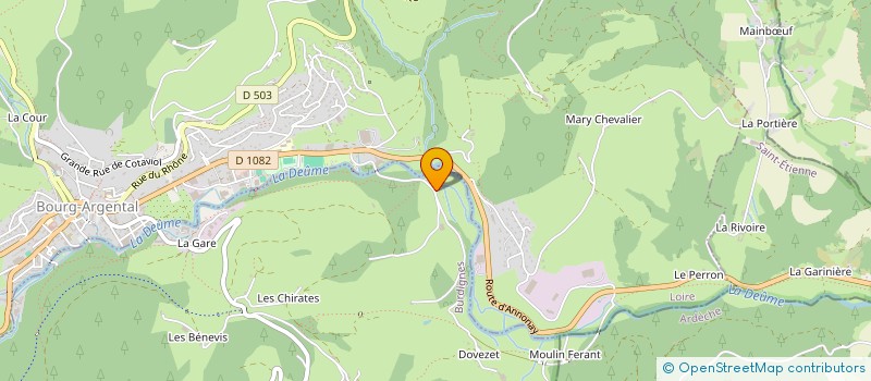 localisation de l'entreprise CUVIER COUDURIER IMMO  BURDIGNES