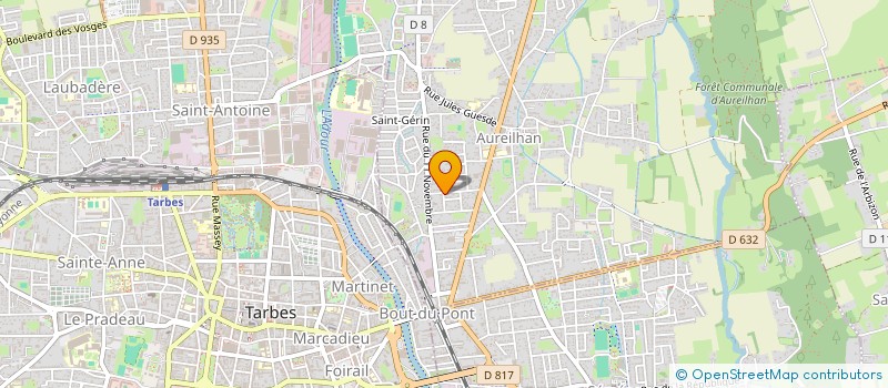 localisation de l'entreprise CUVILLIER à AUREILHAN