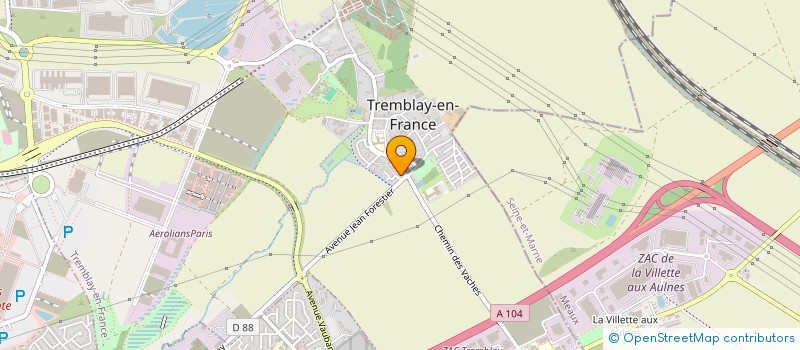 localisation de l'entreprise CUYPERS à TREMBLAY-EN-FRANCE