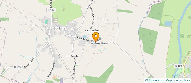 localisation de l'entreprise CUYPERS  SOULAIRE-ET-BOURG