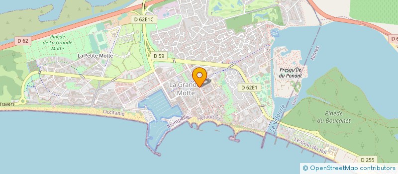 localisation de l'entreprise CUZCO  LA GRANDE-MOTTE