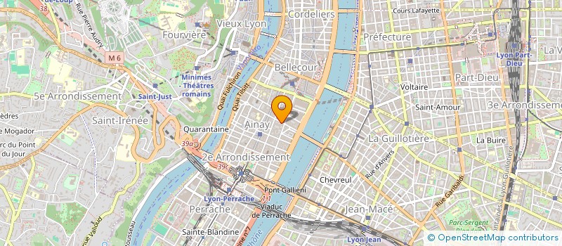 localisation de l'entreprise CUZIEU GESTION  LYON 2EME