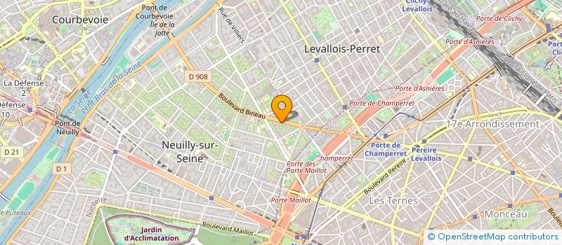 localisation de l'entreprise CUZOL CONSEIL à NEUILLY-SUR-SEINE