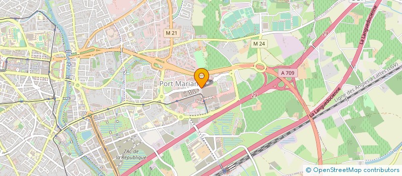 localisation de l'entreprise CV 30 à MONTPELLIER
